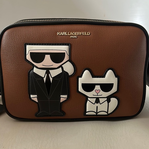 Karl Lagerfeld, Paris, Maybelle purse Crossbody NWT travel cute funko design bag - Picture 3 of 14
